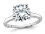 3.50 Carat (ctw VS2-VS1, D-E-F) IGI Certified Lab-Grown Diamond Solitaire Engagement Ring in 14K White Gold